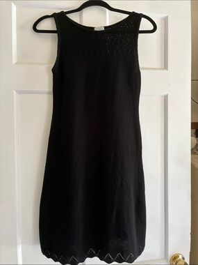 XOXO Classic Black Sleeveless Knit Dress Size M